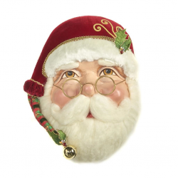 Santa wall mask, burg, 61 cm